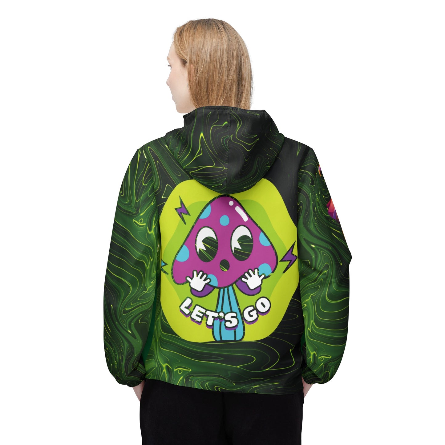 Shroomy Windbreaker Jacket - Green