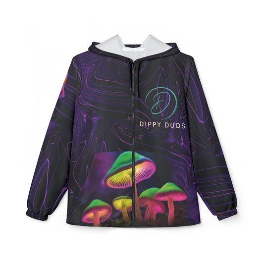 Shroomy Windbreaker Jacket - Purple