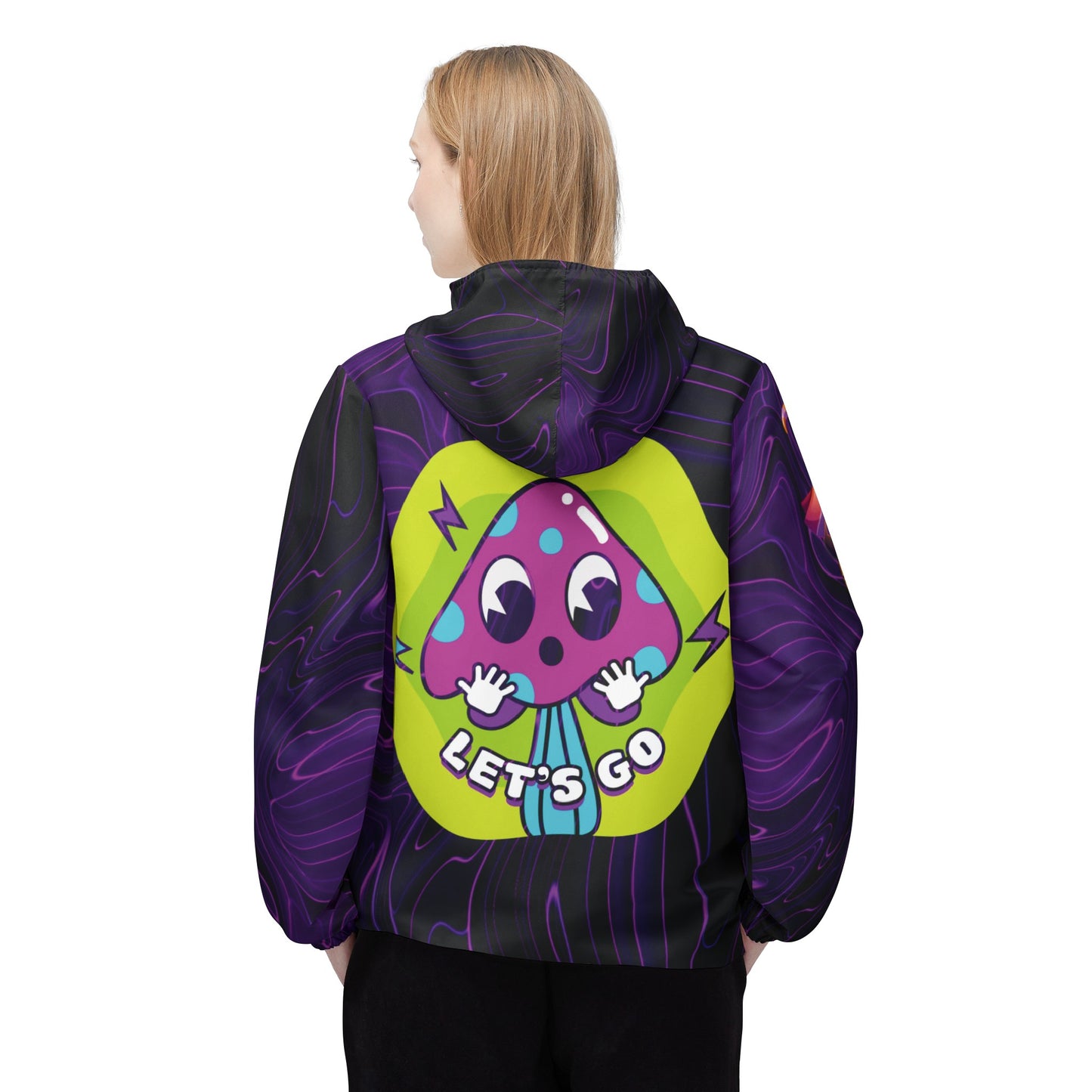 Shroomy Windbreaker Jacket - Purple