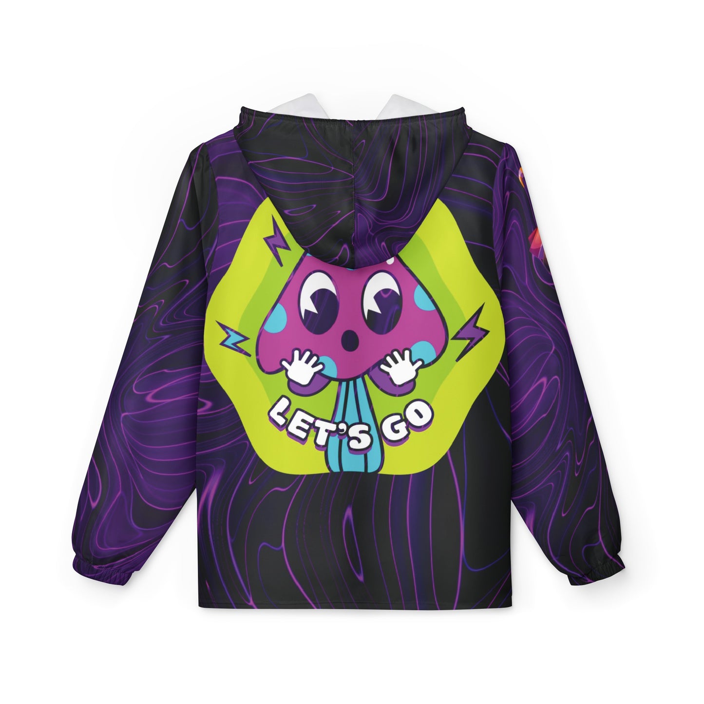 Shroomy Windbreaker Jacket - Purple